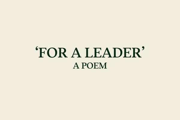 “For A Leader” by J. O’Donohue